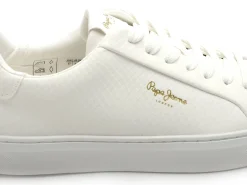 Pepe Jeans KAMDEN PLS00031 Blanc Baskets Basses Femme