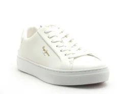 Pepe Jeans KAMDEN PLS00031 Blanc Baskets Basses Femme