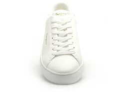 Pepe Jeans KAMDEN PLS00031 Blanc Baskets Basses Femme