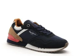 Pepe Jeans LONDON BRAND M PMS40018 Bleu Baskets Basses Homme