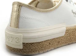 Pepe Jeans SAMOI PLS31595 Blanc Baskets Basses Femme