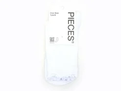 Pieces CHAUSSETTES PCAFIA SOCKS NOOS Blanc Chaussettes Femme