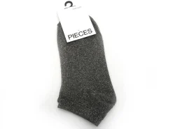 Pieces CHAUSSETTES PCSEBBY GLITTER SNEAKER Kaki Chaussettes Femme