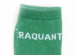 Pieces CHAUSSETTES PCSEBBY LONG GLITTER STATEMENT SOCK NOOS Vert Chaussettes Femme