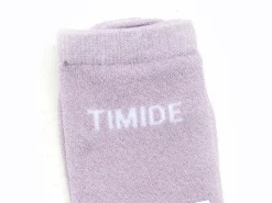 Pieces CHAUSSETTES PCSEBBY LONG GLITTER STATEMENT SOCK NOOS Violet Chaussettes Femme