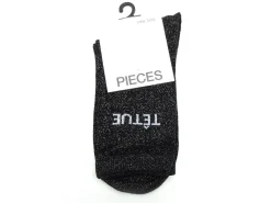 Pieces CHAUSSETTES PCSEBBY LONG GLITTER Bleu Chaussettes Femme
