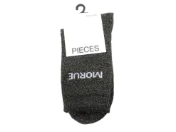 Pieces CHAUSSETTES PCSEBBY LONG GLITTER Kaki Chaussettes Femme