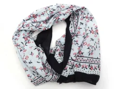 Pieces FOULARD PCJANISLA SQUARE SCARF BC Bleu Foulards - Echarpes Femme