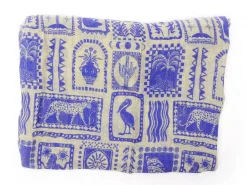 Pieces FOULARD PCMIRANDI SQUARE SCARF BC Bleu Foulards - Echarpes Femme