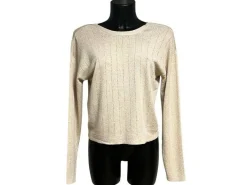 Pieces Gilet Beige SALIMA Pulls et Gilets Femme