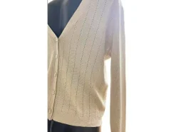 Pieces Gilet Beige SALIMA Pulls et Gilets Femme