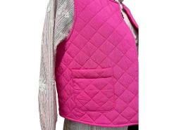 Pieces Gilet Rose SARIA Pulls et Gilets Femme
