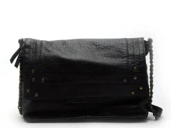 Pieces Sac à main PCFELIZIA LEATHER LARGE CROSS BODY FC Noir Sacs Femme