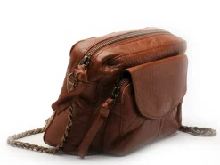 Pieces Sac à main PCNAINA LEATHER CROSS BODY FC NOOS Marron Sacs Femme