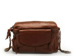 Pieces Sac à main PCNAINA LEATHER CROSS BODY FC NOOS Marron Sacs Femme