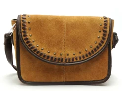 Pieces SAC PCGUKKA SUEDE CROSS BODY FC Marron Sacs Femme