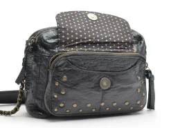 Pieces Sac PCJADJA LEATHER CROSS BODY FC Noir Sacs Femme