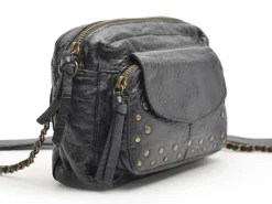 Pieces Sac PCJADJA LEATHER CROSS BODY FC Noir Sacs Femme