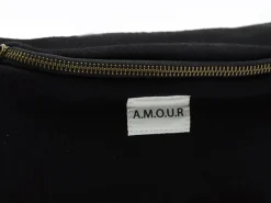 Pieces SAC PCJOLINE QUOTE BUMBAG FC Noir Sacs Femme