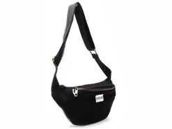 Pieces SAC PCJOLINE QUOTE BUMBAG FC Noir Sacs Femme