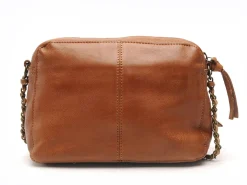 Pieces SAC PCNAINA LEATHER CROSS BODY FC NOOS Marron Sacs Femme