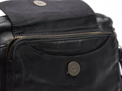 Pieces SAC PCNAINA LEATHER CROSS BODY FC NOOS Noir Sacs Femme