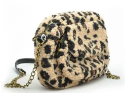 Pieces Sac PCNAINA TEDDY LEO CROSS BODY FC Beige Sacs Femme