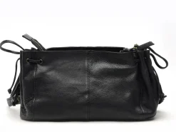 Pieces SAC PCPIHANNA LEATHER CROSS BODY FC Noir Sacs Femme