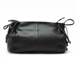 Pieces SAC PCPIHANNA LEATHER CROSS BODY FC Noir Sacs Femme