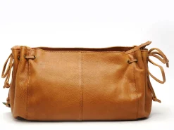 Pieces SAC PCPIHANNA LEATHER CROSS BODY FC Marron Sacs Femme