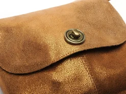 Pieces SAC PCTOTALLY LARGE LEATHER PARTY BAG NOOS Marron Sacs Femme