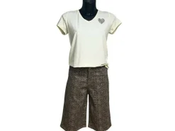 Pieces Short Marron SALUME Jupes et Shorts Femme