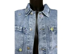 Pieces Veste Bleu BENNIE Vestes et Blousons Femme