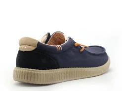 Pitas LEDRO Bleu Mocassins Homme