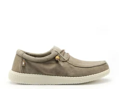 Pitas WALLABI WASHED Beige Mocassins Homme