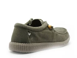 Pitas WALLABI WASHED Kaki Mocassins Homme
