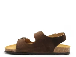 Plakton BAKU 186396 Marron Sandales Plates Femme