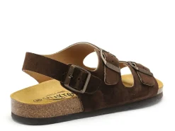 Plakton BAKU 186396 Marron Sandales Plates Femme