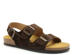 Plakton BAKU 186396 Marron Sandales Plates Femme