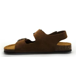 Plakton BAKU 185113 Marron Sandales Plates Femme