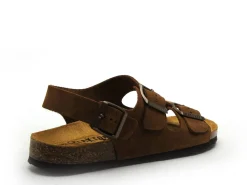 Plakton BAKU 185113 Marron Sandales Plates Femme