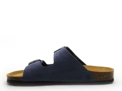 Plakton BETA 180010 Bleu Mules et Sabots Plats Femme