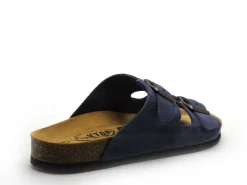 Plakton BETA 180010 Bleu Mules et Sabots Plats Femme