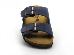 Plakton BETA 180010 Bleu Mules et Sabots Plats Femme