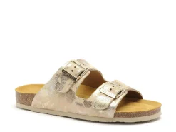 Plakton BETA 180010 Or Mules et Sabots Plats Femme