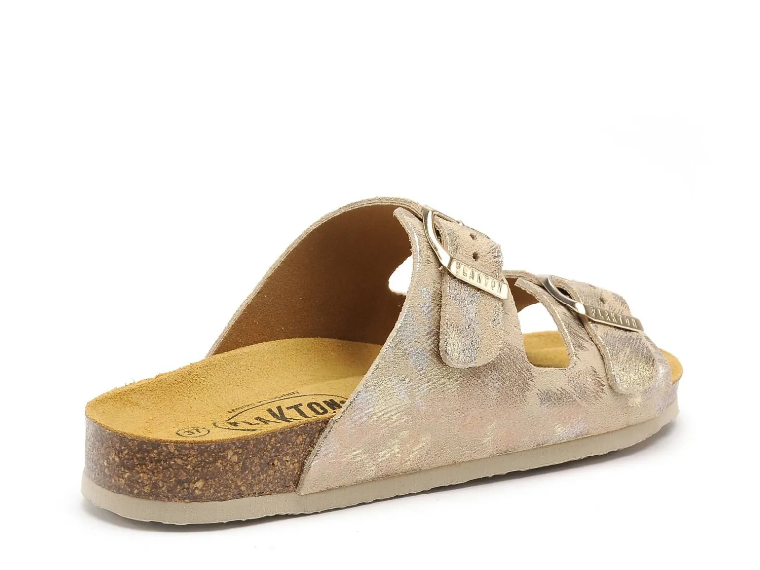 Plakton BETA 180010 Or Mules et Sabots Plats Femme