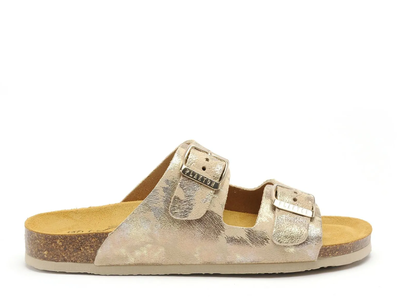 Plakton BETA 180010 Or Mules et Sabots Plats Femme