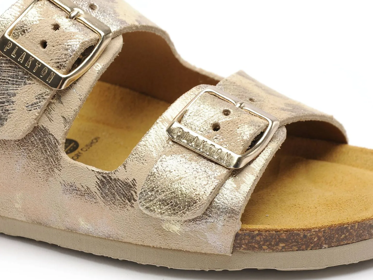 Plakton BETA 180010 Or Mules et Sabots Plats Femme