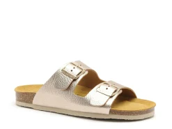 Plakton BETA 180010 Or Mules et Sabots Plats Femme