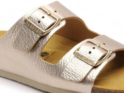 Plakton BETA 180010 Or Mules et Sabots Plats Femme
